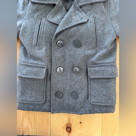 Kids Baby Gap Wool Church Peacoat Double Breasted Point Collar Warm Jacket - Picture 2 of 7